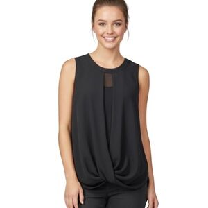 41 Hawthorn Sleeveless Twist Front Keyhole Blouse